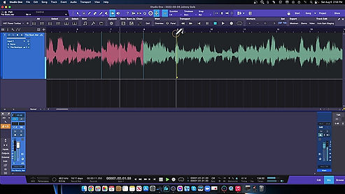 Syncing an old song to the grid with Audio Bend
